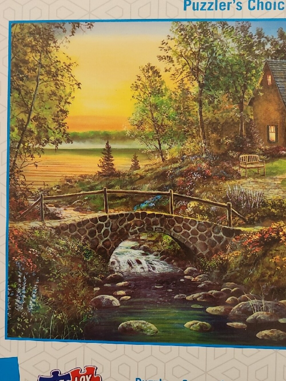 NEW/SEALED Sure Lox "Storybook Cottage" 1000-piece Jigsaw Puzzle - Picture 3 of 6